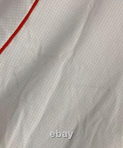 THE NORTH FACE Short Sleeve Breeze Range Run Crew Size XL Ivory Men NT12598