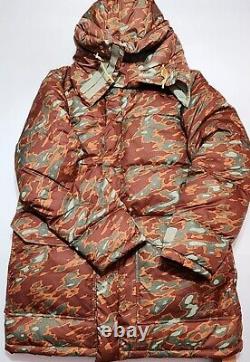 THE NORTH FACE TNF Men's 77 Brooks Range Parka Jacket Dark Camo LARGE