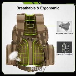 Tactical Range Backpack Bag for and with Case (Khaki)