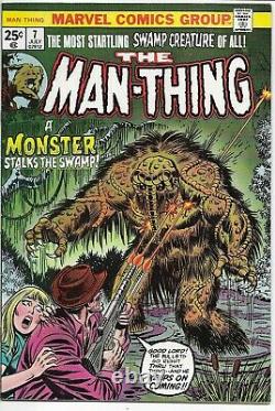 The Man-thing #2 3 4 5 6 7 8 9 10 11 12 13 14 15 Vg To Fn Range Marvel Comics