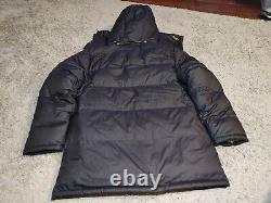 The North Face 77 Brooks Range Parka Black Antelope Tan Coat Mens Medium NWT