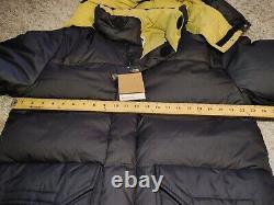 The North Face 77 Brooks Range Parka Black Antelope Tan Coat Mens Medium NWT