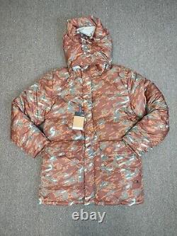 The North Face Camo Printed 77 Brooks Range Parka Jacket Brown Green Mens M-L