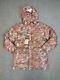 The North Face Camo Printed 77 Brooks Range Parka Jacket Brown Green Mens M-l