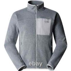 The North Face Front Range NF0A84HVDYY Men's Gray Full Zip Fleece Jacket NCL733