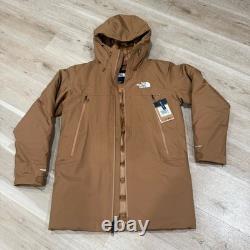 The North Face MTN Range Down Parka Utility Brown Men's Size Small Relaxed Fit