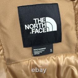 The North Face MTN Range Down Parka Utility Brown Men's Size Small Relaxed Fit