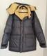 The North Face Men L 77 Brooks Range 600 Down Fill Parka Coat Black Tan Jacket