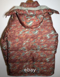 The North Face Men's 77 Brooks Range Down Parka Coat Glacier Print Sz Large NWT