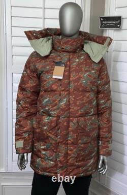 The North Face Men's 77 Brooks Range Down Parka Coat Glacier Print Sz Large NWT