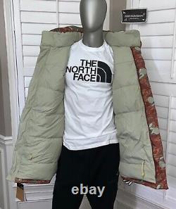 The North Face Men's 77 Brooks Range Down Parka Coat Glacier Print Sz Large NWT