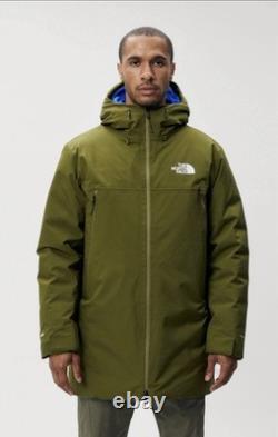 The North Face Men's Mountain Range Down Parka Forest Olive