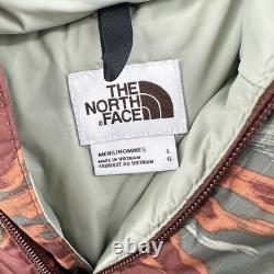 The North Face Men's Parka Jacket Size Large 77 Brooks Range Brown Camo Hooded