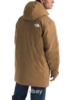 The North Face Mountain Range Down Parka 600 Men's Sz L Utility Brown NWT $400