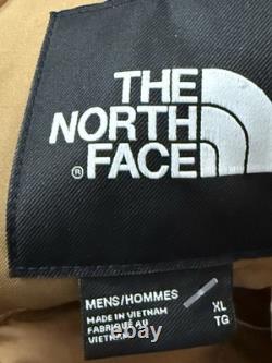 The North Face Mountain Range Down Parka Coat Tan Brown Men's Size XL