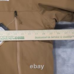 The North Face Mountain Range Down Parka Utility Brown Mens Large 600 Dry Vent