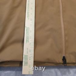 The North Face Mountain Range Down Parka Utility Brown Mens Large 600 Dry Vent