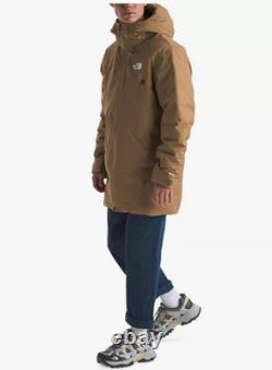 The North Face Mtn Range Hooded Down Waterproof Parka, Men Size Large Nwt
