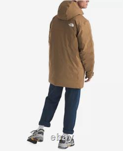 The North Face Mtn Range Hooded Down Waterproof Parka, Men Size Large Nwt