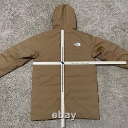 The North Face Parka Jacket Men Medium Brown Range Down 600 Fill Waterproof Coat