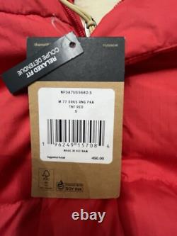 The North Face Parka Jacket Mens S 77 Brooks Range Coat Red Down Puffer Long