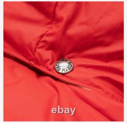 The North Face Parka Jacket Mens S 77 Brooks Range Coat Red Down Puffer Long