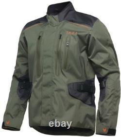 Thor Range Mens MX Offroad Jacket Army/Orange