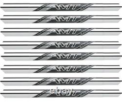 True Temper Amt Black. 355 Taper Tip Steel Iron Shafts Choose Flex / Set