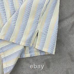 Turnbull & Asser Bespoke Men Dress Shirt Men 20 Neckline Multicolor Striped SS