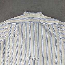 Turnbull & Asser Bespoke Men Dress Shirt Men 20 Neckline Multicolor Striped SS