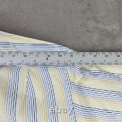 Turnbull & Asser Bespoke Men Dress Shirt Men 20 Neckline Multicolor Striped SS