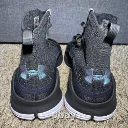 UA Curry 4'More Range' Mens Size 11.5 Basketball Shoes Black 1298306-014 RARE