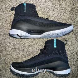 UA Curry 4'More Range' Mens Size 11.5 Basketball Shoes Black 1298306-014 RARE