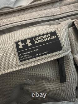 Under Armour Range Duffel Backpack Cordura Stone/Khaki RARE