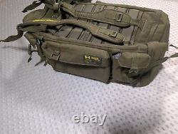 Under Armour Range Duffle Backpack One Size Fits All Army Green UA Cordura RARE