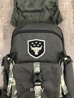 Under Armour UA Project Rock USDNA Regiment Range Backpack 1315435 001 Grey Camo