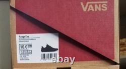 VANS Men's Range EXP Suede & Canvas Casual Shoe, VN0A5EDYBKA, Black/Gum, 9.5-13