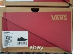 VANS Men's Range EXP Suede & Canvas Casual Shoe, VN0A5EDYBKA, Black/Gum, 9.5-13