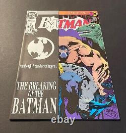 VENGEANCE OF BANE pt 1 & 2, BATMAN 497 (DC Comics) Triple Bane! 1st printings