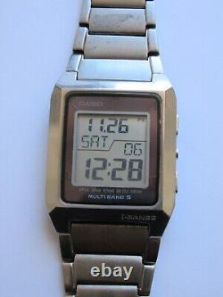 VINTAGE CASIO IRW-M200 WV-M401 i-RANGE TITANIUM MULTI BAND 5 TOUGH SOLAR RARE