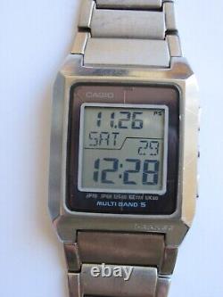 VINTAGE CASIO IRW-M200 WV-M401 i-RANGE TITANIUM MULTI BAND 5 TOUGH SOLAR RARE