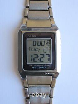 VINTAGE CASIO IRW-M200 WV-M401 i-RANGE TITANIUM MULTI BAND 5 TOUGH SOLAR RARE