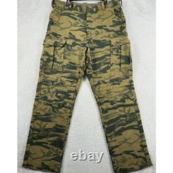 VINTAGE Columbia Pants Mens 40 Gallatin Range Green Camo Wool Nylon Blend Cargo