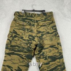 VINTAGE Columbia Pants Mens 40 Gallatin Range Green Camo Wool Nylon Blend Cargo