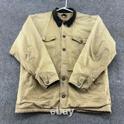 VINTAGE Patagonia Jacket Mens M Brown Tan Chore Barn Coat Canvas Nuevo Range 90s