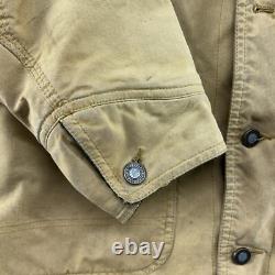 VINTAGE Patagonia Jacket Mens M Brown Tan Chore Barn Coat Canvas Nuevo Range 90s
