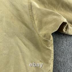 VINTAGE Patagonia Jacket Mens M Brown Tan Chore Barn Coat Canvas Nuevo Range 90s