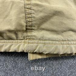 VINTAGE Patagonia Jacket Mens M Brown Tan Chore Barn Coat Canvas Nuevo Range 90s