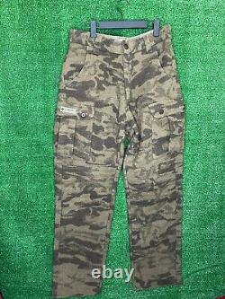 VTG Columbia Gallatin Range Brown Wool Camo Hunting Pants Mens Size 32