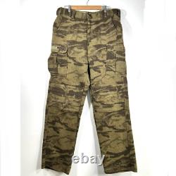 VTG Columbia Gallatin Range Pants Mens 38 x 35 Wool Blend Camo Cargo Hunting